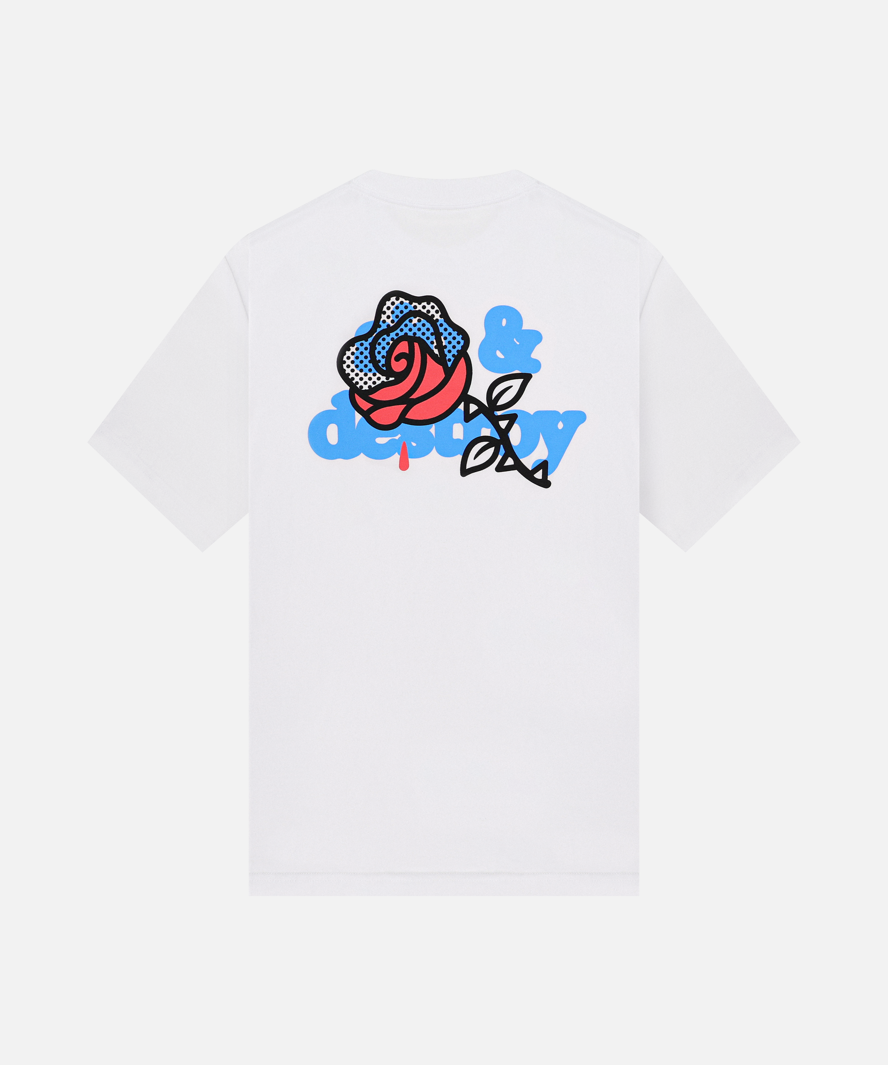 NOOB Obsidian graphic printed on the back of a white t-shirt.