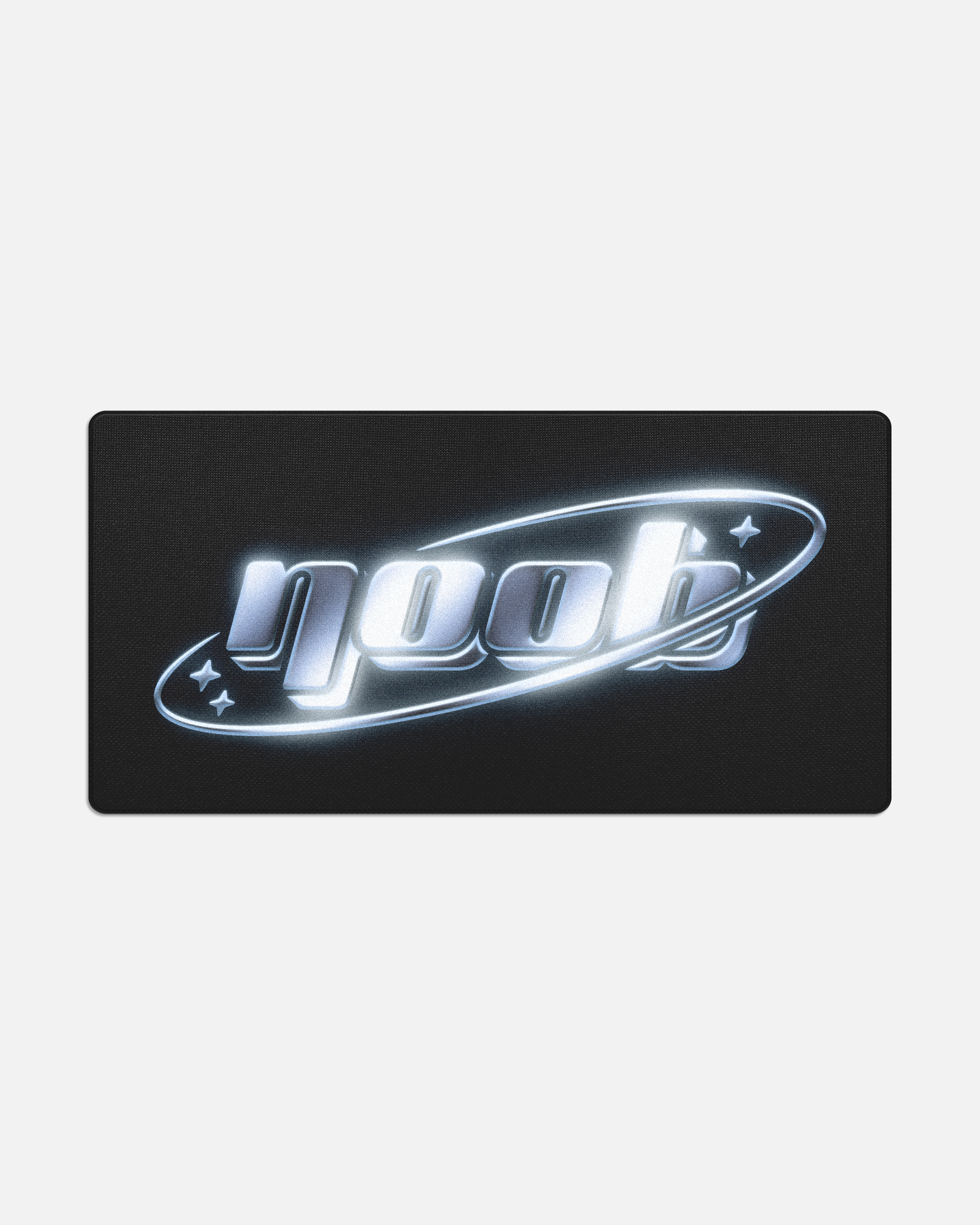 NOOB / The Mouse Pad Company Chromatic in black featuring Duraglyde™ fabric for exceptional control with extreme durability.