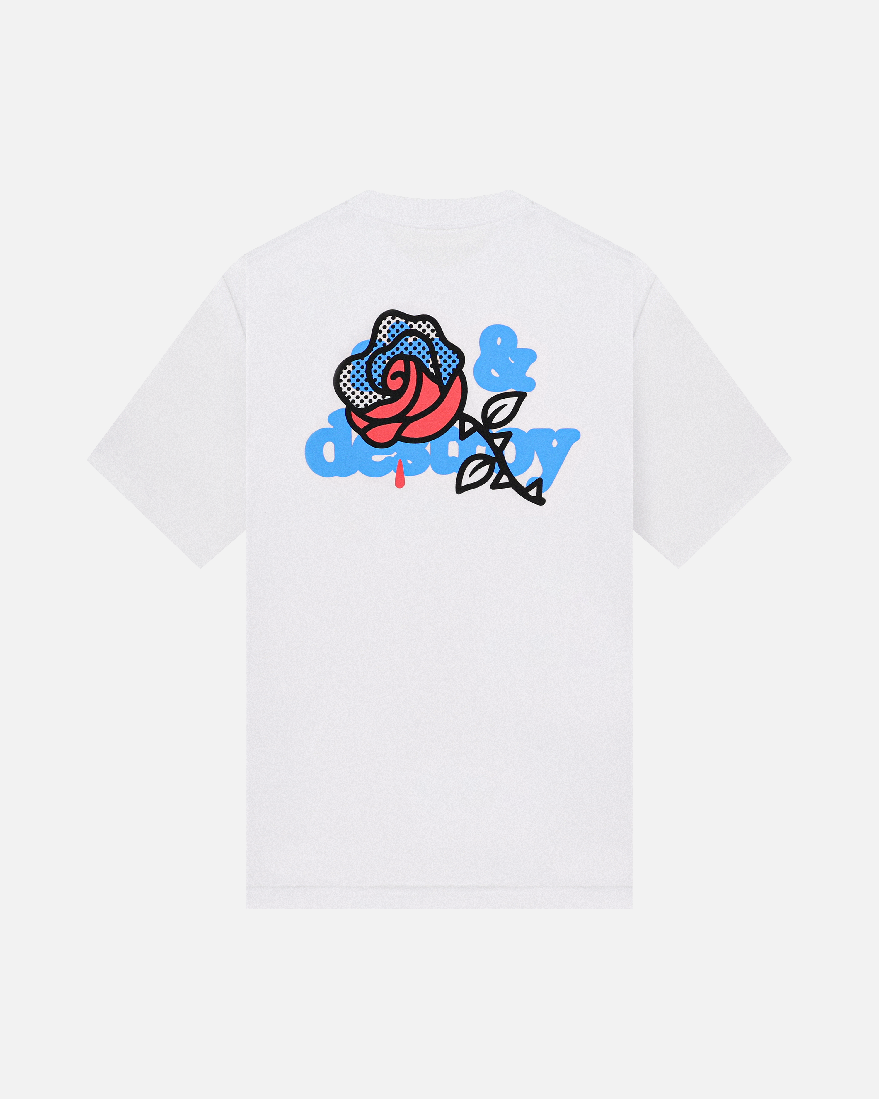 NOOB Obsidian graphic printed on the back of a white t-shirt.