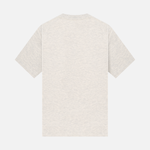 NOOB Spanky Logo back heather oatmeal t-shirt.