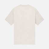 NOOB Spanky Logo back heather oatmeal t-shirt.